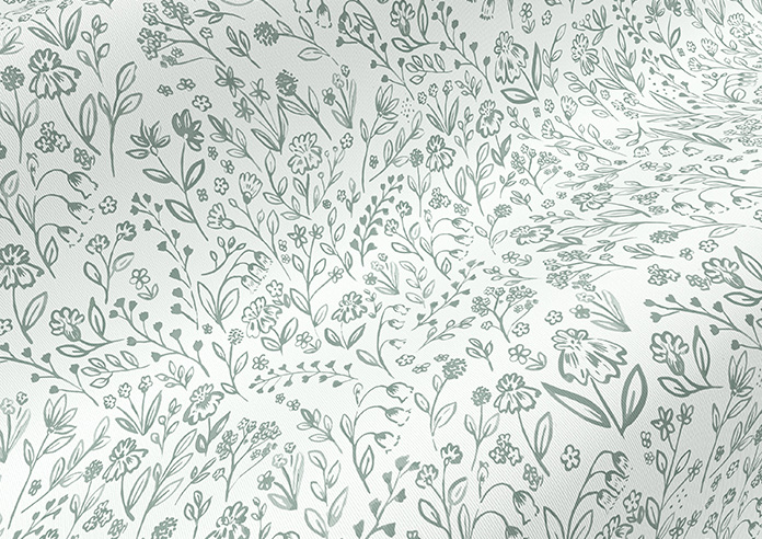 Ditsy Meadow, Pine - Twist&Fit Roller Blind - Image 4
